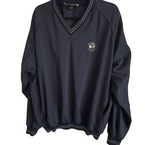 Pebble Beach by Lyle & Scott Golf Pullover Shell – XL  Navy V-Neck